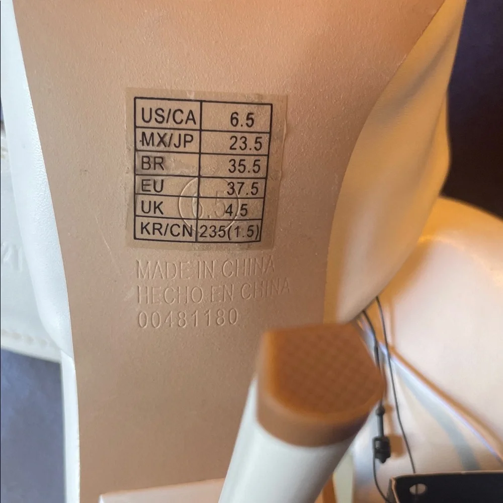 Forever 21 Elegant White Heels - Picture 2 of 2